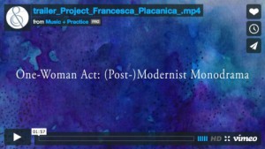 Project Trailer One Woman Act