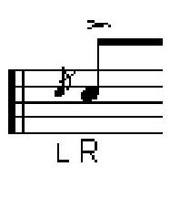Flam Western Notation